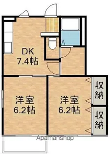 アルテール参番館【1階】の間取り